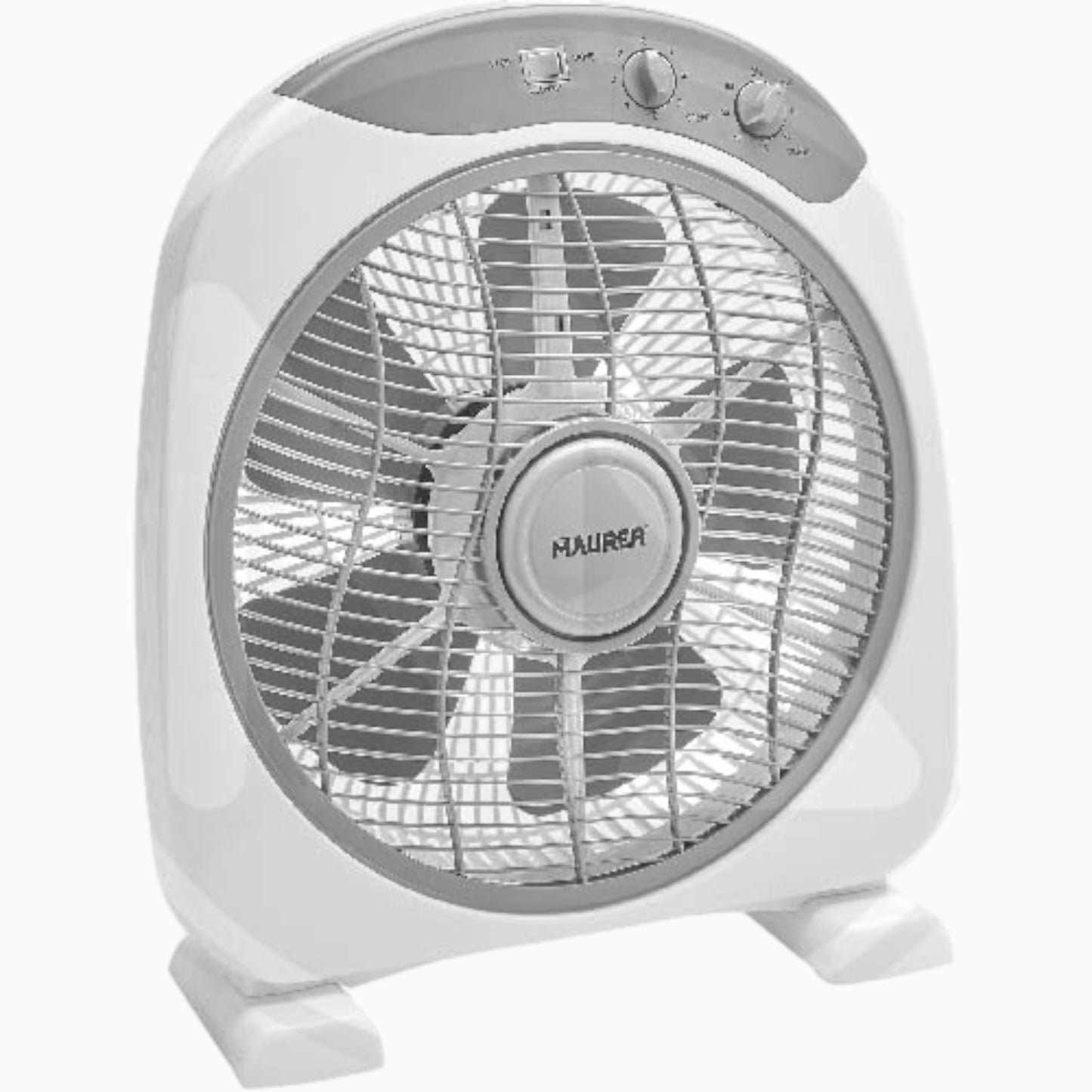 Ventilatore box Maurer 30 cm bianco e grigio