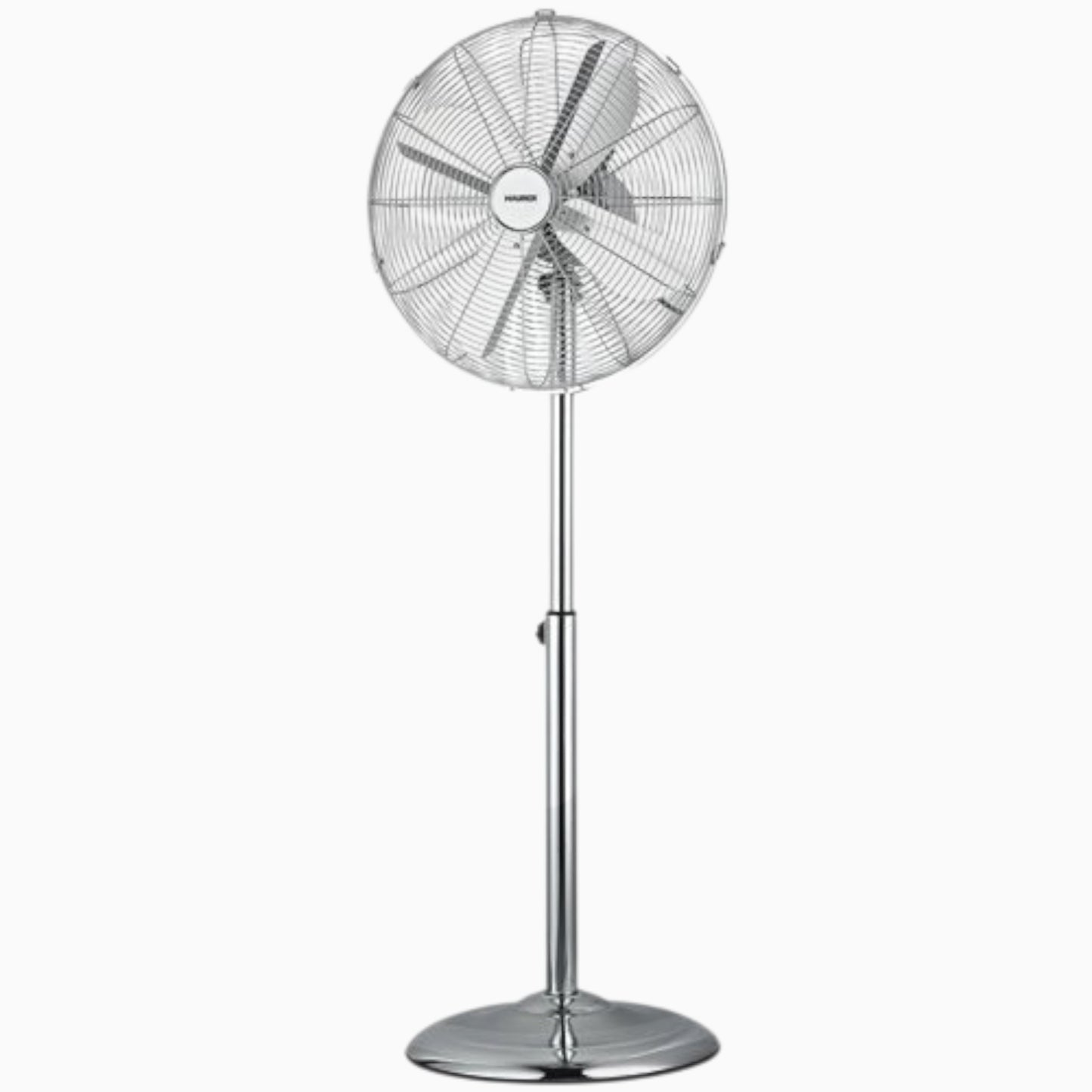 Ventilatore a piantana Maurer Felce in metallo cromato altezza 125 cm