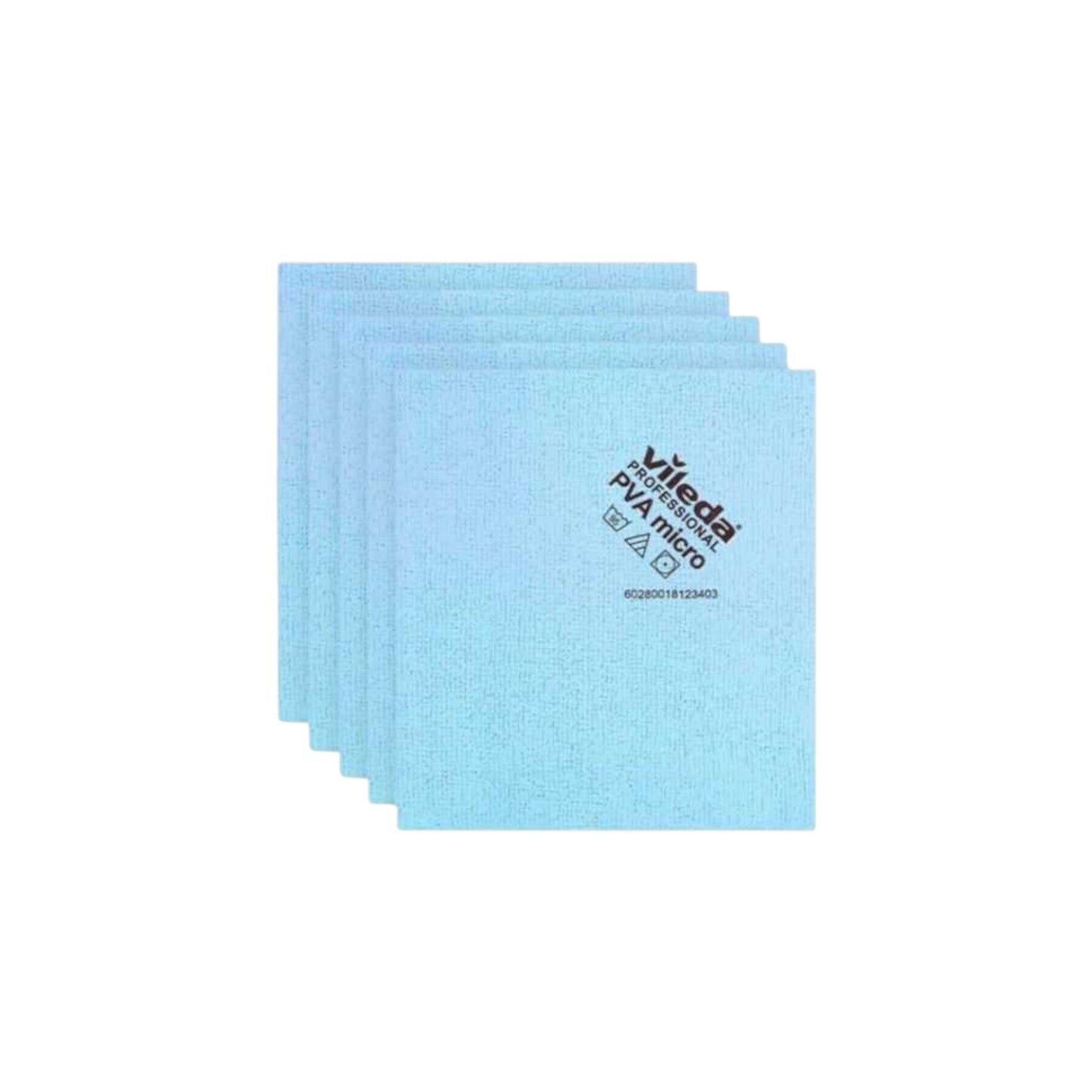 Panni multiuso Vileda PVA Micro blu 38x35 cm confezione da 5 pezzi