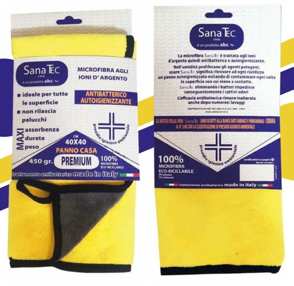 SENATEC PANNO BICOLORE ANTIBATTERICO 40X40cm