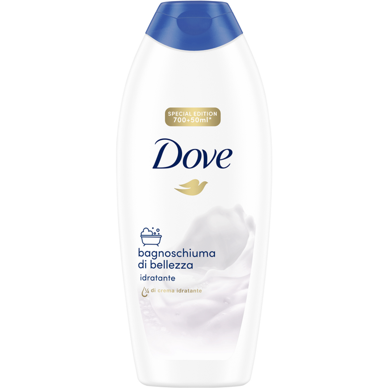 DOVE BAGNOSCHIUMA IDRATANTE 750 ML