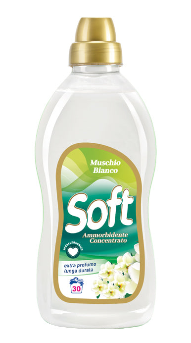 SOFT SOFTENER CONCENTRATED WHITE MUSK 750ML