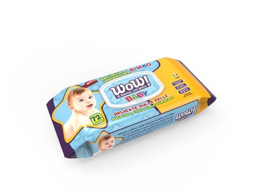 WOW WIPES 72 PCS