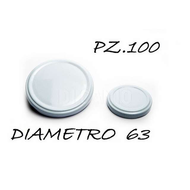 CONF. 100 PCS. CAPSULES DM.63 GLASS SOMMA