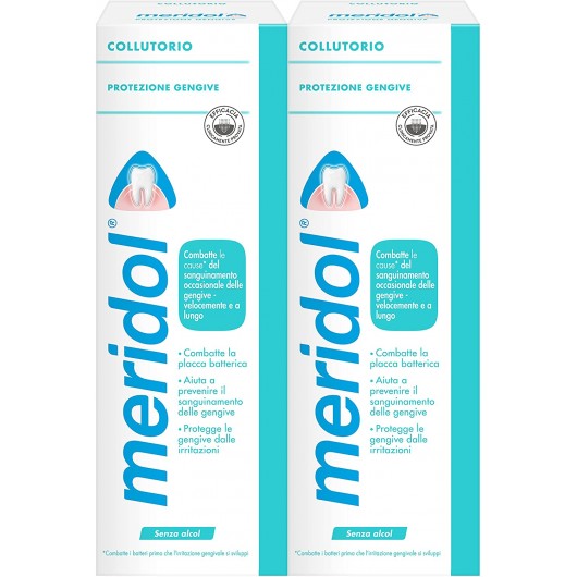 MERIDOL COLLUTTORIO PROTEZIONE GENGIVE BIPACCO 2 X 400ML