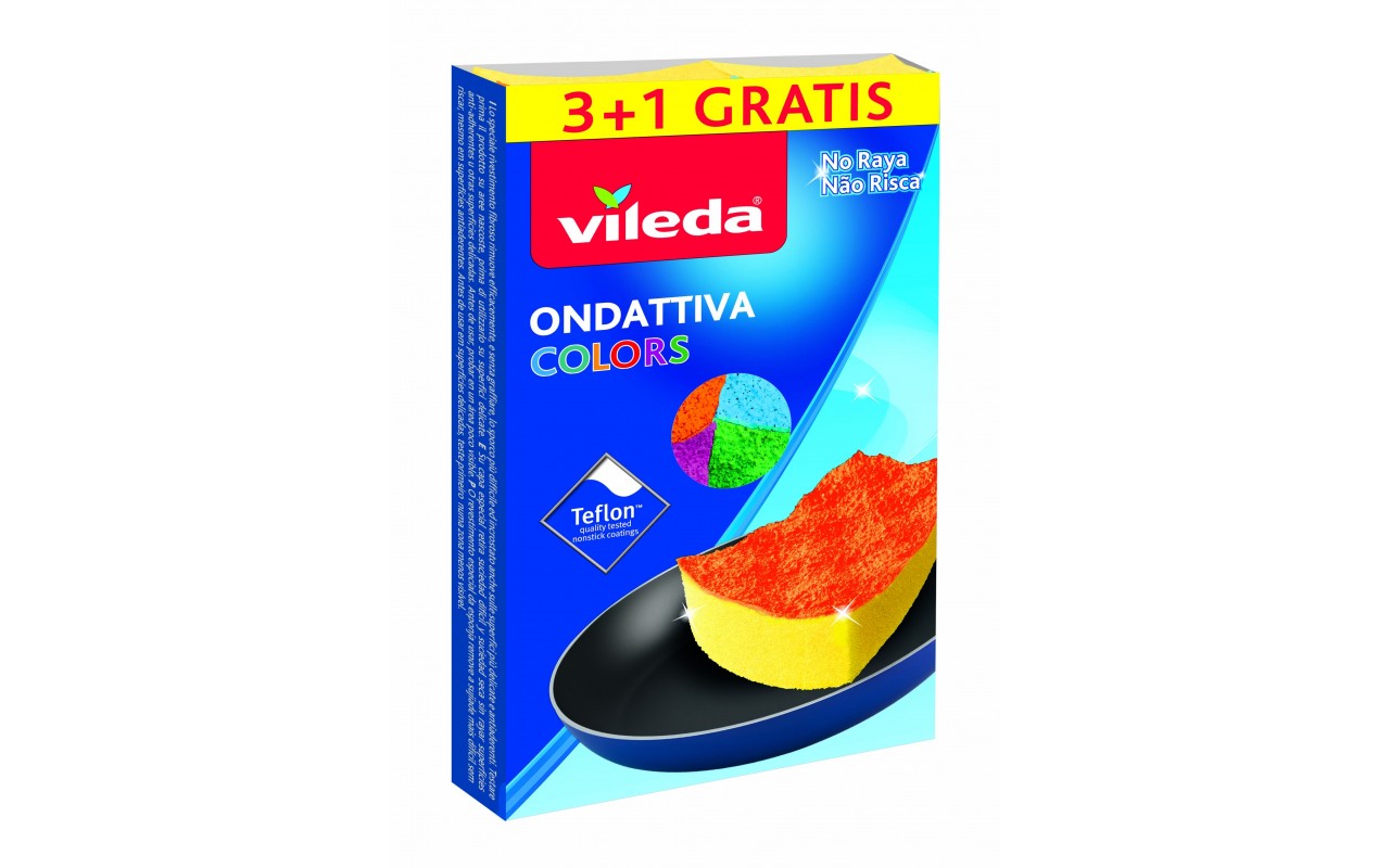 VILEDA ONDATTIVA COLORS PZ.3+1