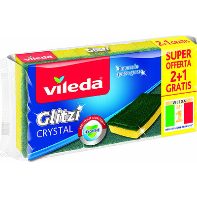 VILEDA GLITZI FIBRA VERDE + SPUGNA