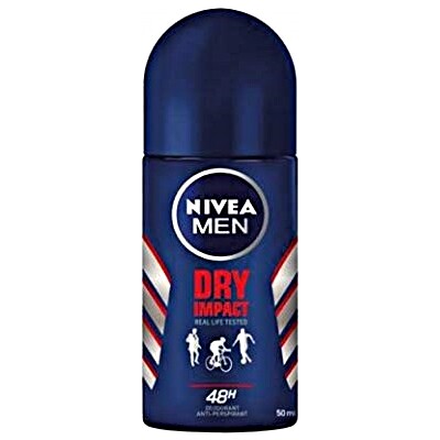 NIVEA DEOD. ROLL ON 50ML MEN DRY IMPACT 81610