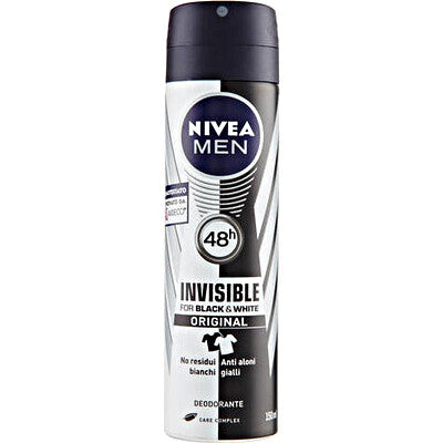 NIVEA DEO SPRAY MEN BLACK &amp; WHITE ML.150