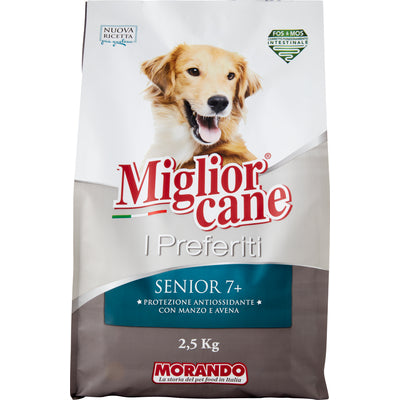 MIGLIORCANE PREF.SENIOR MANZO E AVENA 2,5KG