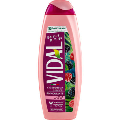 VIDAL BATH FOAM 500 ML BLACKBERRIES AND MUSK