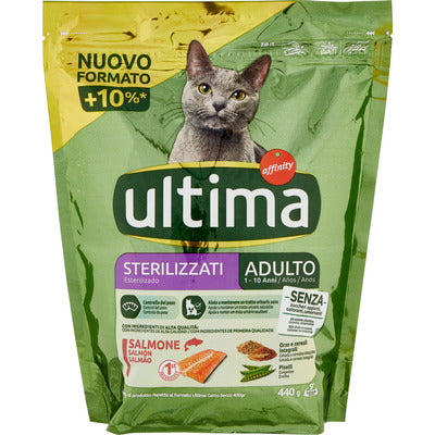 ULTIMA CAT STERILIZZATO SALMONE GR.440