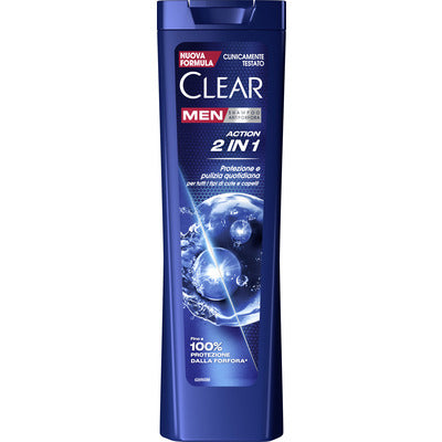 CLEAR SHAMPOO ACTION 2IN1 ML.225