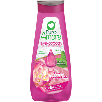 PURE LOVE BATH SILK AND LOTUS ML.750