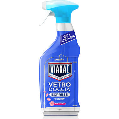 VIAKAL SPRAY 470 ML DOCCIA VETRO FIORI ELEGANTI