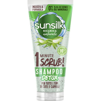 SUNSILK SHAMPOO 200ML DETOX SCRUB CAPELLI NORMALI ALOE