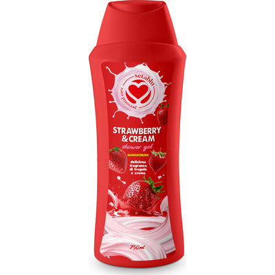 SETABLU B.SCHIUMA STRAWBERY &amp; CREAM 750ml