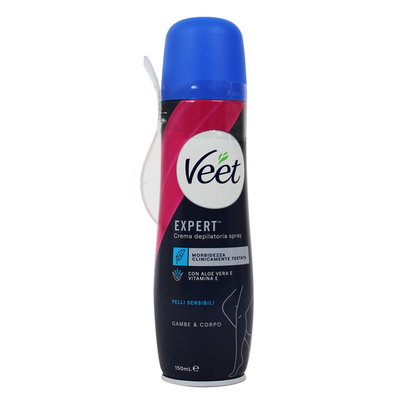 VEET DEPILATORY CREAM SPRAY SILKY FRESH SENSITIVE SKIN 150 ML