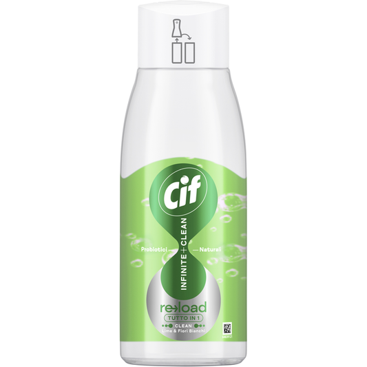 CIF INFINITE CLEAN+RICARICA 590 ML LIME VERDE