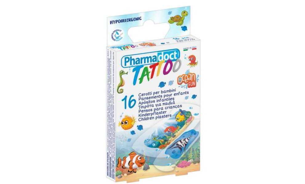 CHILDREN'S TATOO EFFECT PATCHES pcs.16