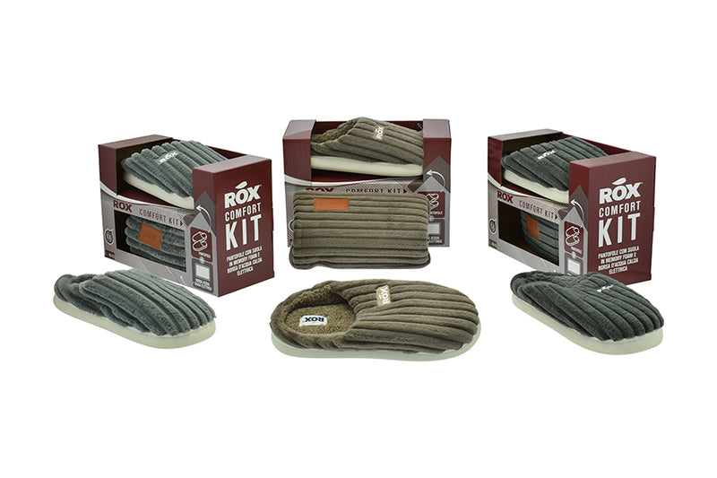 BORSA ACQUA CALDA ELETTRICA E PANTOFOLE UOMO