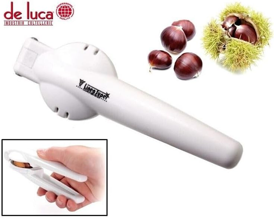 CHESTNUT CUTTER WITH 1 STAINLESS STEEL BLADE AND PLASTIC HANDLE