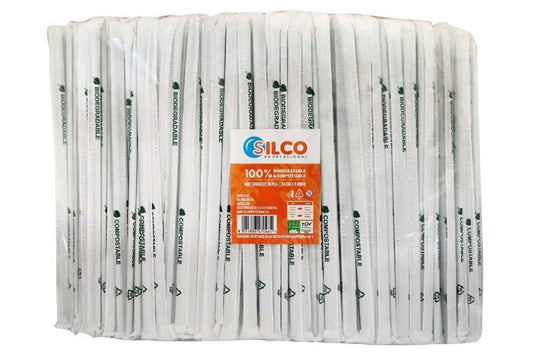CANNUCCE PLASTICA INCARTATE SINGO. cm.24x5 mm. pz.400