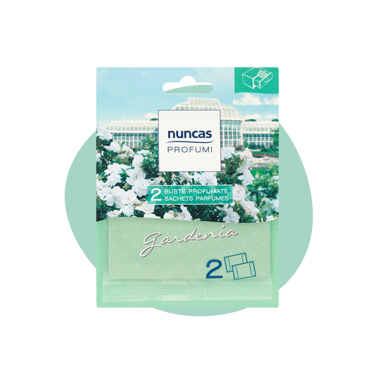 NUNCAS BUSTE PROFUMATE PER CASSETTI GARDENIA - 2 PEZZI