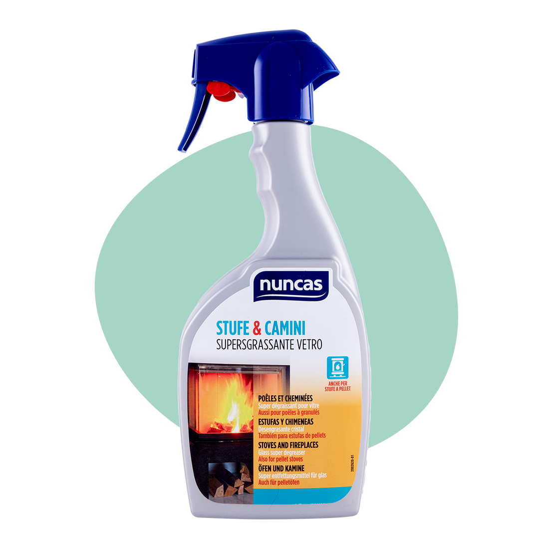 NUNCAS STUFE E CAMINI SUPERSGRASSANTE VETRO DEI CAMINI - 500ML
