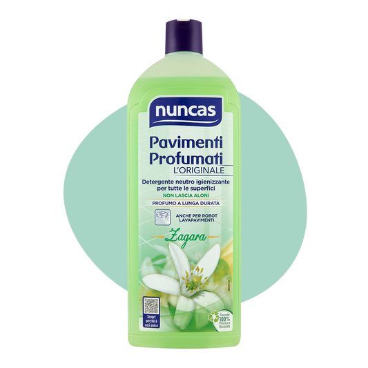 NUNCAS PAVIMENTI PROFUMATI DETERGENTE ZAGARA - 1000ML