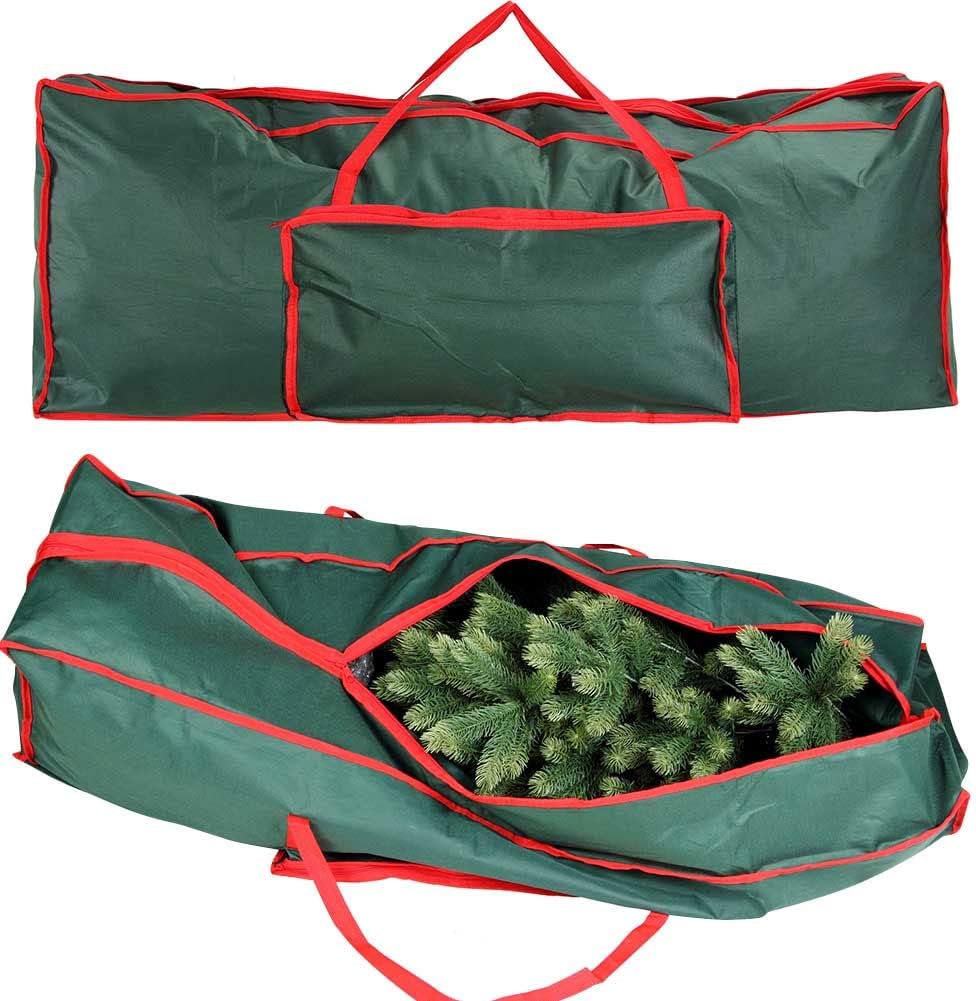 CUSTODIA PER ALBERO POLIESTERE CM.125X30X50 VERDE CON MANICI