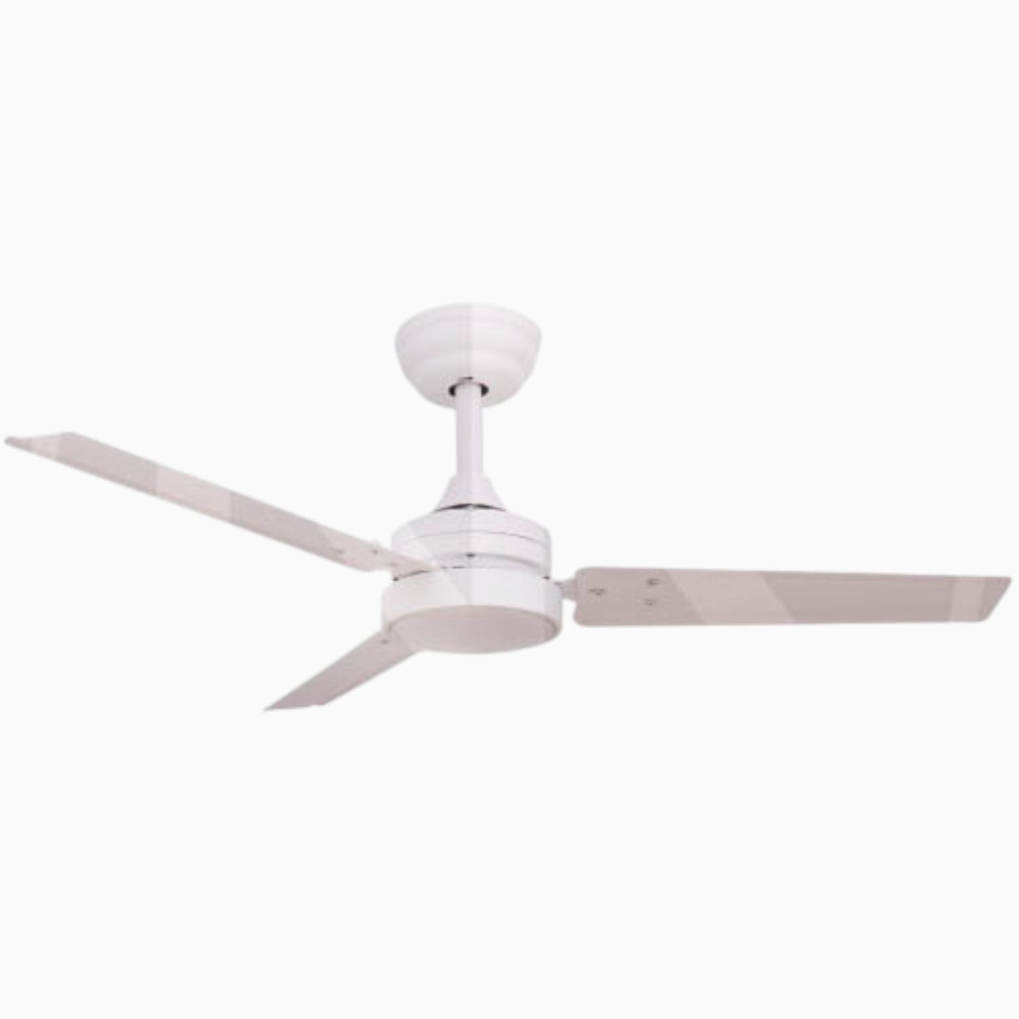 Ventilatore da soffitto bianco 3 pale 106 cm con luce LED regolabile