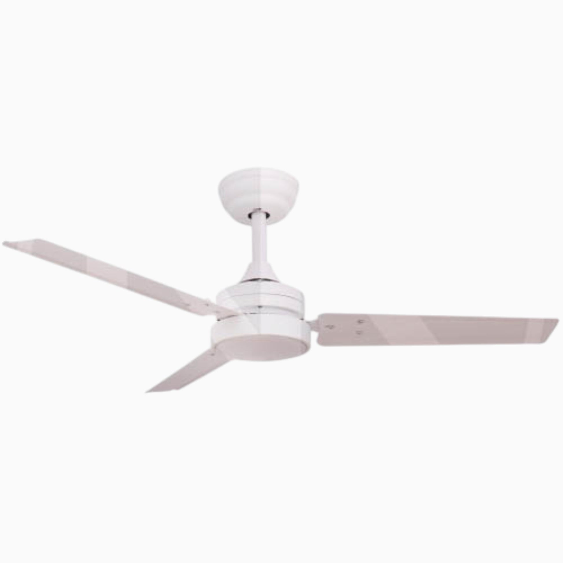 Ventilatore da soffitto bianco 3 pale 106 cm con luce LED regolabile