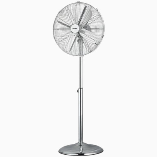 Ventilatore a piantana Maurer Felce in metallo cromato altezza 125 cm