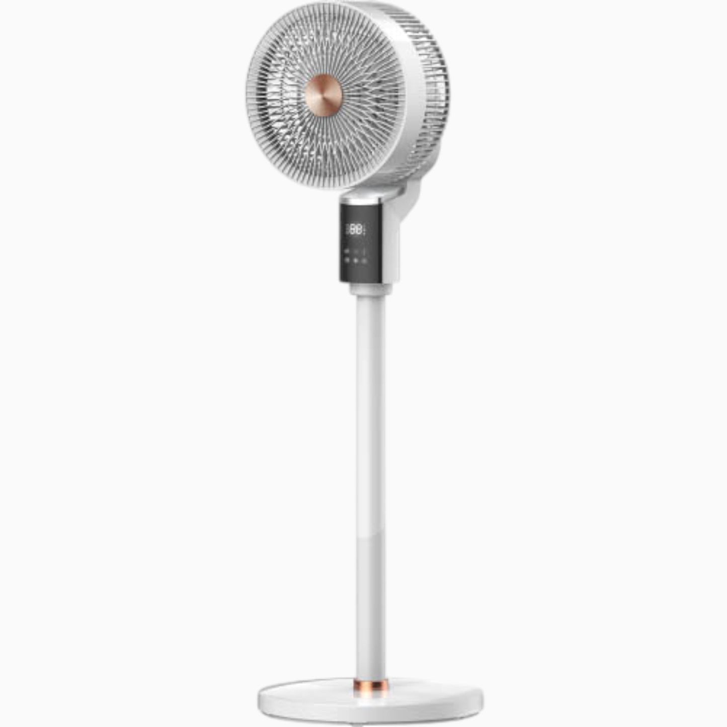 Ventilatore a piantana Maurer 25 cm bianco con display e telecomando