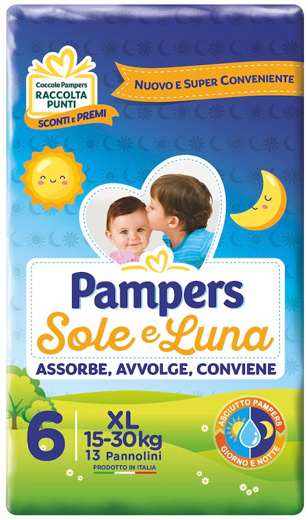 PAMPERS SOLE E LUNA EXTRALARGE PZ.13