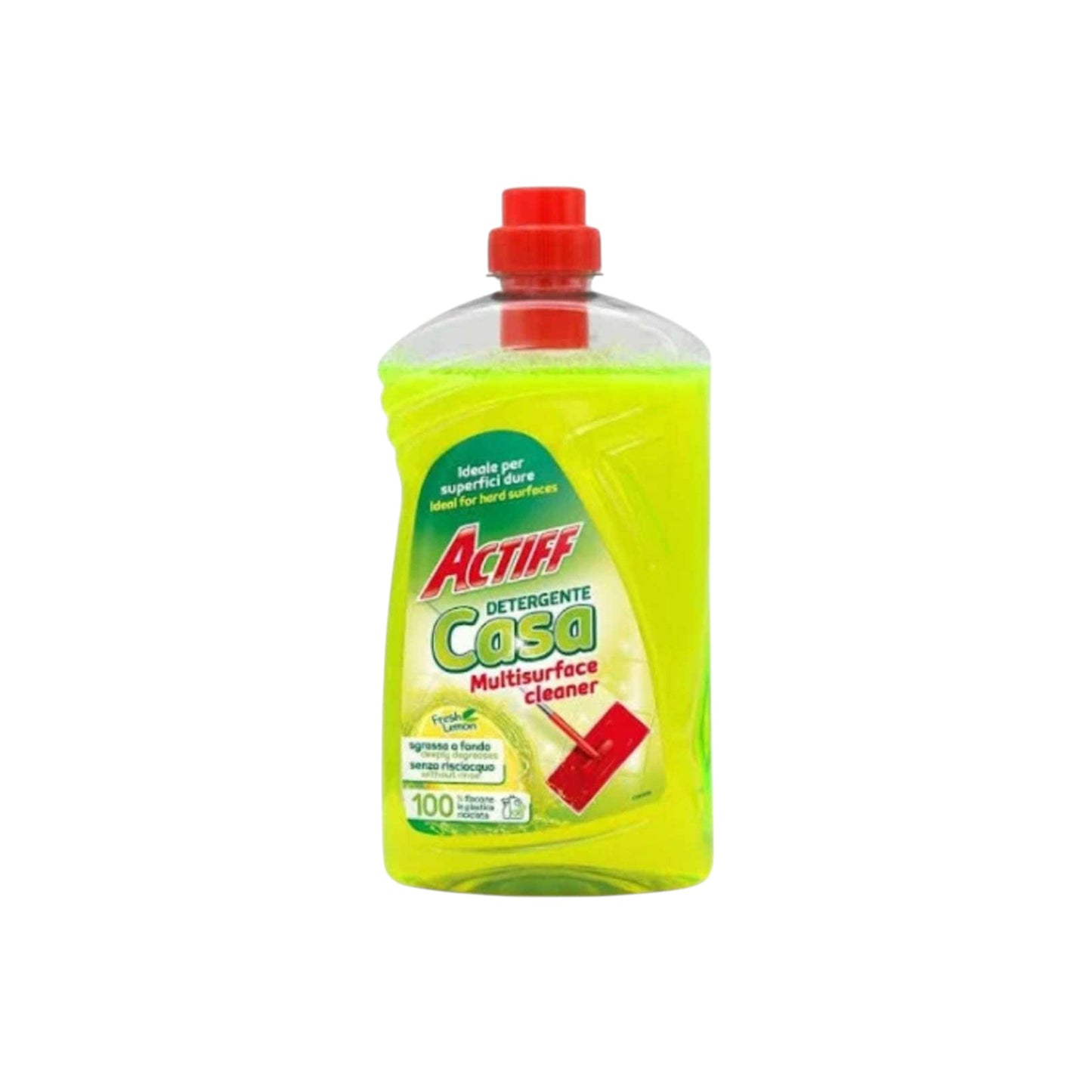 Detergente per pavimenti Actiff al limone flacone da 1000 ml