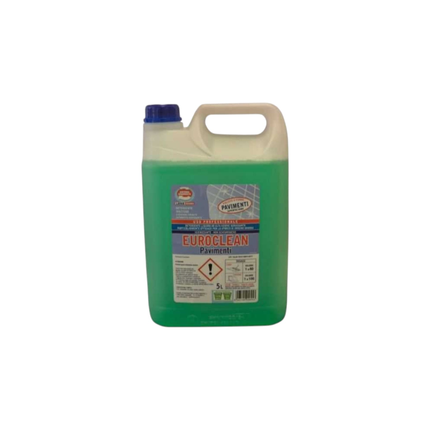 Detergente igienizzante pavimenti Euroclean tanica da 5 litri