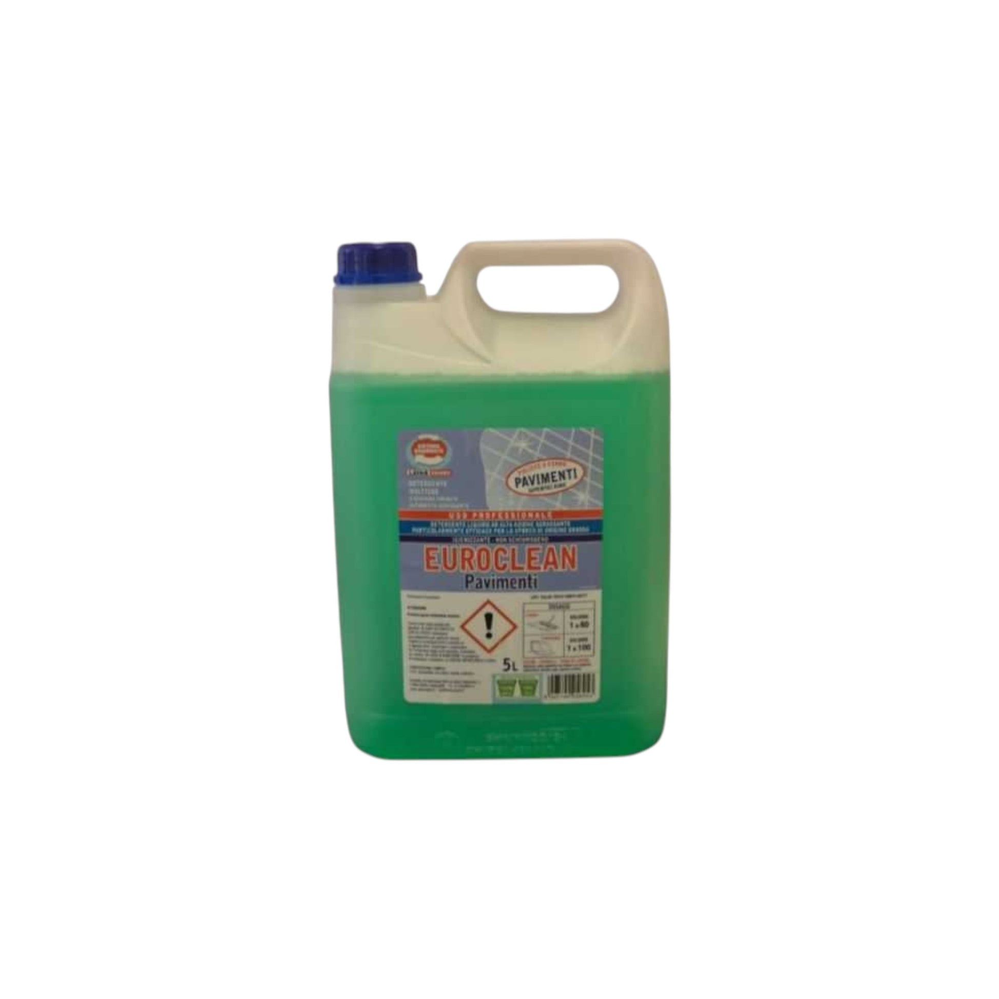 Detergente igienizzante pavimenti Euroclean tanica da 5 litri