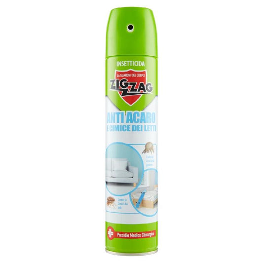 ZIG ZAG DISINFESTANTE ANTI ACARO E CIMICI DEI LETTI SPRAY 300 ML