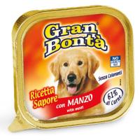 GRAN BONTÀ CANE VASCHETTA 150gr MANZO