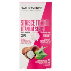 NATURAVERDE DEPILATORY STRIPS BODY DIOXIDE AND SHEA