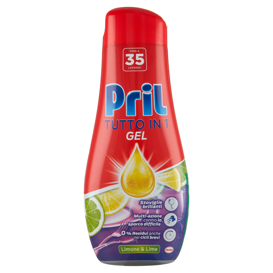 PRIL LAVASTOVIGLIE GEL TUTTO IN 1 LIMONE & LIME 35 LAVAGGI 630 ML