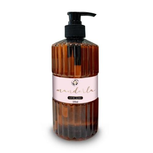 BROWN LIQUID SOAP 500ml ALMOND