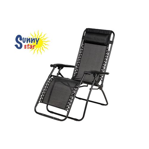 GRAVITY ARMCHAIR 65x175x110 BLACK