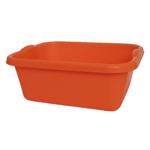 BACINELLA RETTANG. 14lt ARANCIO BF00867