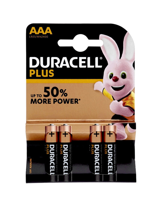 PILE MINISTILO AAA DURACELL PLUS PZ.4