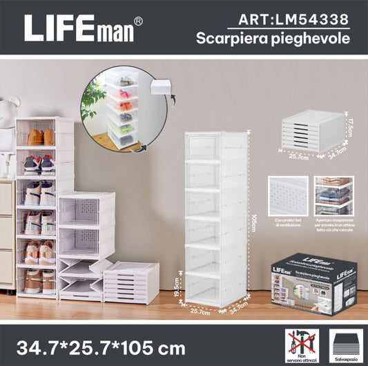 SCARPIERA PIEGHEVOLE 6 RIPIANI