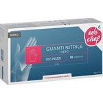 GUANTI NITRILE NERI PZ.100