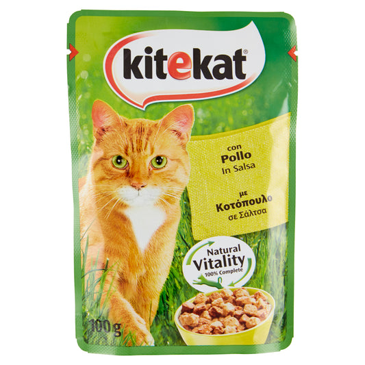 KITEKAT GATTO POLLO IN SALSA GR.85